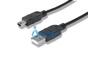 MANHATTAN Cable USB Mini B Alta Velocidad 2.0 1.8m Negro - 333375