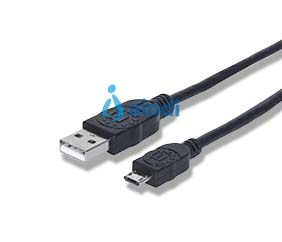 Manhattan Cable USB-A a Micro USB-B 2.0 Alta Velocidad 0.5 m Negro 325677