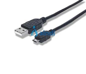 Manhattan 325684 Cable USB V2 A-Micro B Bolsa PVC 3.0 m Negro