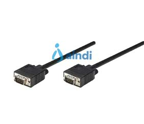 Cable Manhattan 371377 SVGA 8mm HD15 M-M 11 m Negro ProductKey 371377
