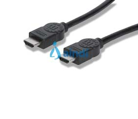 Manhattan Cable HDMI M-M Alta Velocidad con Canal Ethernet 10 m Negro 323246