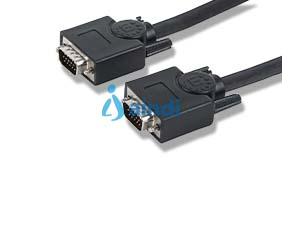 Manhattan 337342 Cable para Monitor SVGA HD15 M-M 30 m Negro