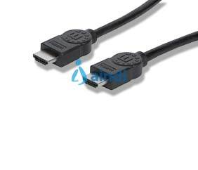 Manhattan Cable HDMI M-M Alta Velocidad con Ethernet 7.5 m Negro 353274