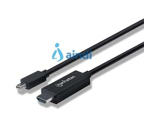 Manhattan Cable Mini DisplayPort a HDMI 4K@60Hz 1.8 m Negro 153287