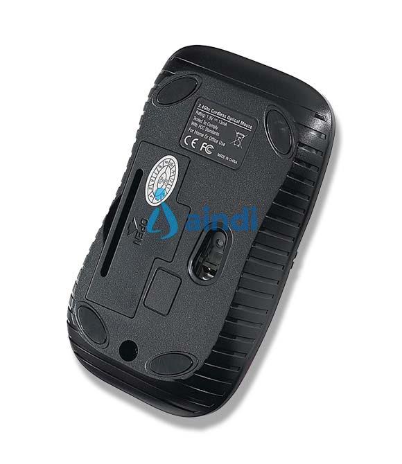 Mouse Inalámbrico Silencioso Verbatim USB-C - Color Rojo