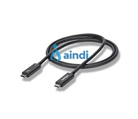 Cable de 1m Thunderbolt 3 USB C (40 Gbps) - Cable Compatible con Thunderbolt y USB