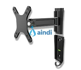 StarTech.com ARMWALLS Soporte de pared VESA de un solo giro para monitor, 1 pantalla, hasta 27 pulgadas