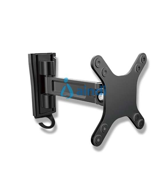 Soporte de pared de un solo giro para monitor - Montura VESA para Pantallas de hasta 27 Pulgadas