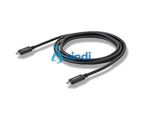 Cable de 2m USB-C USB 3.0 Certificado con Entrega de Potencia