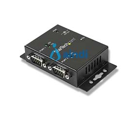StarTech.com Concentrador Hub Industrial de 2 Puertos Serie Serial RS232 a USB Montaje Riel DIN Pared