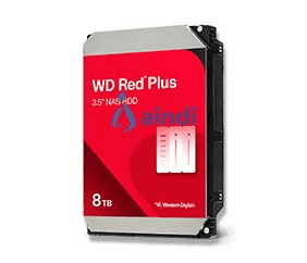 Western Digital WD Red Plus 8TB 3.5" Escritorio SATA3 6Gb/s 256MB 5640RPM 24x7 Hotplug NAS 1-8 Bahías WD80EFPX