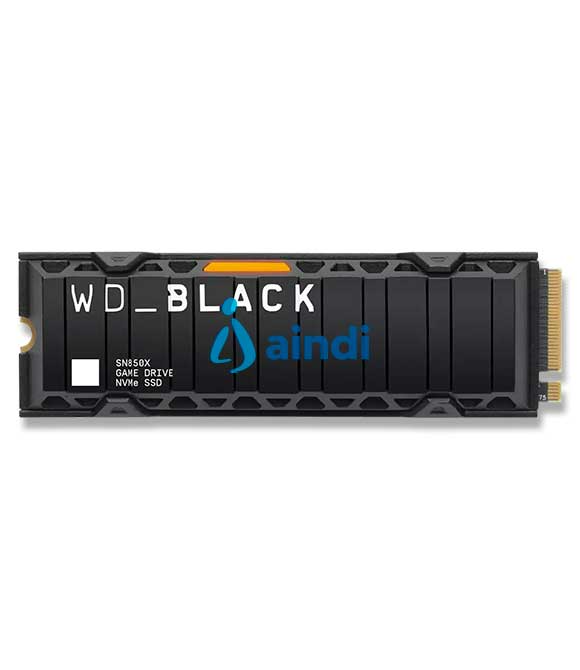 UNIDAD DE ESTADO SOLIDO SSD INTERNO WD BLACK SN850X 1TB M.2 2280 NVME PCIE GEN4 X4 LECT.7300MB/S ESCRIT.6300MB/S TBW 600 WDS100T2X0E