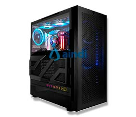 Gabinete Gaming Game Factor CSG800 ATX Vidrio Templado RGB USB 2.0/3.0 Negro