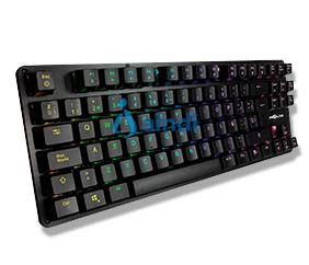 Teclado Mecánico Game Factor KBG500-RD RGB Tenkeyless USB Switch Rojo Color Negro