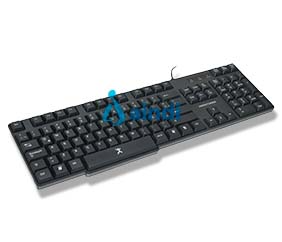 Perfect Choice PC-200970 Teclado alámbrico USB resistente, español (América Latina), QWERTY