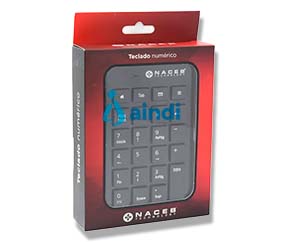 Teclado Numérico Naceb Technology NA-0104, teclado numérico, negro