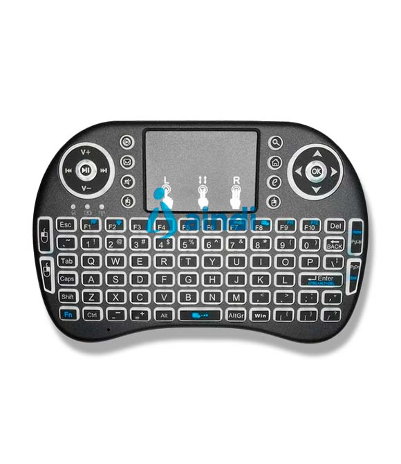 Teclado Mini Inalámbrico, Recargable, Ilumina BROBOTIX 963814
