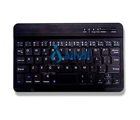 BROBOTIX 6006436 Teclado Inalámbrico Bluetooth MINI Portable Batería Recargable Español Negro | Product Key: 6006436