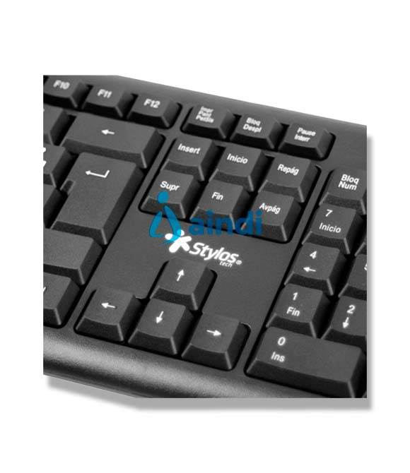 Teclado Inalámbrico  Stylos STPTEC4B