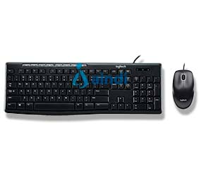 Logitech Media Combo MK200 Kit de Teclado y Mouse USB Alámbrico 920-002716