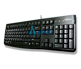 TECLADO LOGITECH K120 ALAMBRICO USB RESISTENTE A DERRAMES (ESPAÑOL) NEGRO
