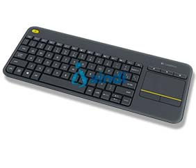 Logitech K400 Plus Wireless Touch Keyboard 920-007123, Negro, Inalámbrico