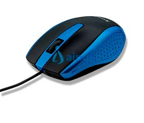 Verbatim Mouse Óptico con Cable Azul-Negro para notebook y escritorio | Product key 99743