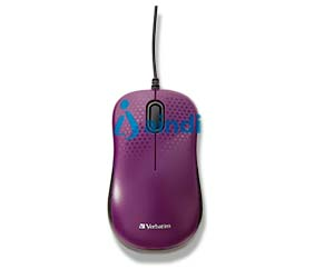 Mouse Verbatim 70235 Silencioso Alámbrico Óptico Violeta ProductKey 70235