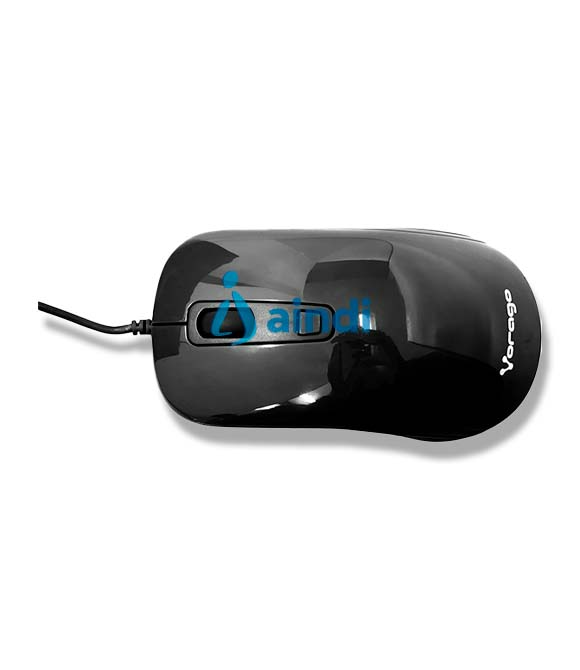 Mouse Vorago MO-102 Óptico Alámbrico Negro - 1000/1600 DPI