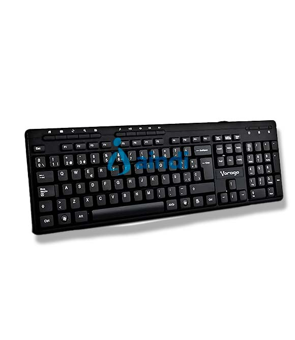 Teclado y Mouse Vorago KMS-104 con Bocinas Integradas