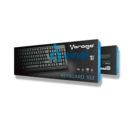 Teclado Vorago KB-102 Multimedia Usb Negro