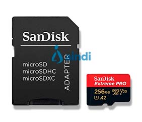 Título optimizado SEO (máximo 80 caracteres): Tarjeta microSDXC SanDisk SDSQXCD-256G-GN6MA 256GB Extreme Pro 200MB/s 4K c/adaptador