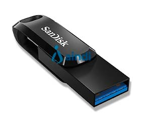 SanDisk Ultra Dual Drive Go USB 128GB Tipo-C / USB 3.1 150MB/s Negro SDDDC3-128G-G46
