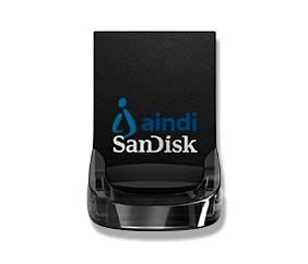 SanDisk Ultra Fit 64GB USB 3.1 Z430 130MB/s Negro Mini SDCZ430-064G-G46