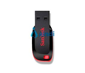 SanDisk Cruzer Blade 32GB USB 2.0 Negro/Rojo SDCZ50-032G-B35