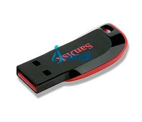 SanDisk Cruzer Blade Z50 64GB USB 2.0 Negro/Rojo SDCZ50-064G-B35