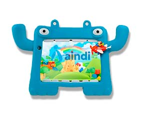 Vorago PAD-8-KIDS-PR Tableta 8" Quadcore 64GB 4GB Android 13 Funda Morada