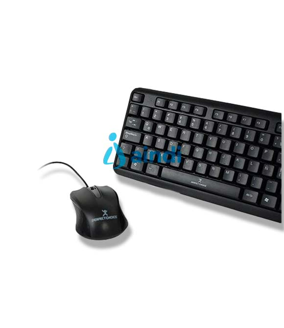 Kit teclado y mouse (PC-201076) Alambrico USB PERFECT CHOICE PC-201076