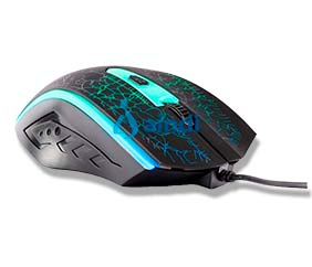 Naceb Technology NA-632 Kit Mouse + Mousepad, Multi, 4 botones, USB, Óptico, 1200 DPI