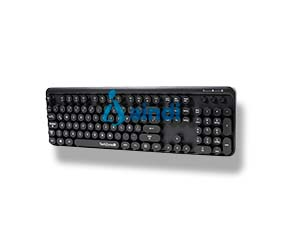 TECHZONE TZ19COMB01-INA Kit Nifty Teclado y Mouse Óptico Inalámbrico USB, mouse 1600 DPI, teclado QWERTY 104 teclas, TZ19COMB01-INA