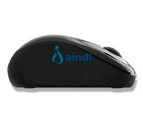 Acteck Optimize Trip MI480 mouse inalámbrico receptor USB láser click silencioso 1600 DPI negro AC-934169