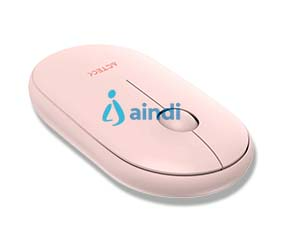 Acteck Optimize Edge MI460 Mouse inalámbrico receptor USB láser click silencioso 1500 DPI rosa AC-934107
