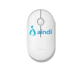 Acteck Optimize Edge MI460 Mouse inalámbrico con receptor USB, láser, click silencioso, 1500 DPI, blanco AC-934114