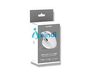 Acteck MI780 Mouse Inalámbrico Vertical Profesional Virtuos Pro AC-936194