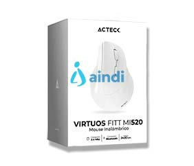 Mouse inalámbrico vertical ACTECK MI520 Virtuos Fitt Pro Advanced Series AC-936224
