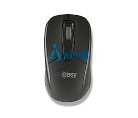 Easy Line by Perfect Choice EL-993377 Mouse alámbrico óptico 1000 DPI conector USB negro