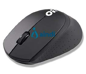 BROBOTIX Mouse inalámbrico 1000 dpi óptico negro 6000762