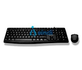 ACTECK AC-928984 Kit de teclado y mouse estándar negro 105 teclas