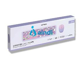 ACTECK MK475 Kit de teclado y mouse inalámbricos 2.4 Hz Creator Chic Advanced Series AC-935166
