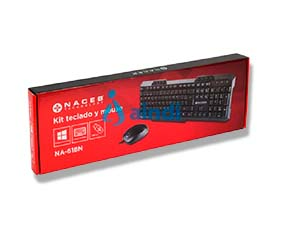 Kit Teclado y Mouse Naceb Technology NA-618 - Combo esencial para PC